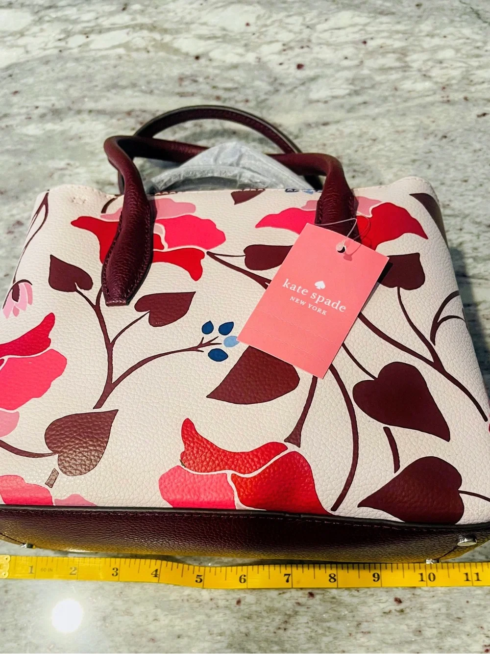 This is the Kate Spade New York Eva Nouveau Bloom Small Top Zip Satchel